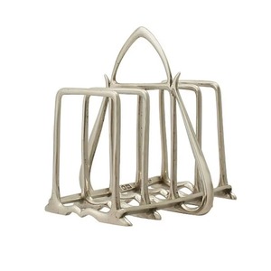 Porte-grilles en acier inoxydable de haute qualité, adaptés à la salle à manger intérieure et extérieure, design moderne multifonctionnel, fabrication artisanale - Product Image 6