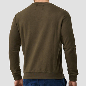เสื้อสเวตเชิ้ตคอกลมทรงพอดีตัว รุ่นพรีเมียม เบสิค คอลเลคชั่นลำลอง - Product Image 2