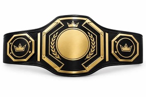 Custom Professional Top Quality MMA Kickboxing Boxing Muay Thai <b>Wrestling</b> Real Leather Championship Belt - Product Image 2
