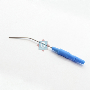 Tube d'aspiration Zoellner en acier inoxydable Gray Rocks, instrument chirurgical manuel, poignée de couleur personnalisée, certifié CE, modèle de classe I - Product Image 3