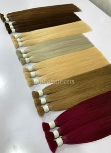 Extensions de cheveux humains vierges 100% vietnamiennes, couleur naturelle, lisses, pour femmes, tissage à la machine, prix de gros - Product Image 5