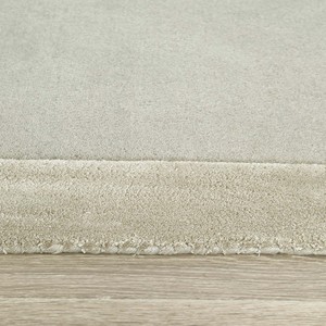 Alfombra de Lujo Plateada de Felpa, Alfombra Moderna de Viscosa y Lana para Sala de Estar o Dormitorio, Alfombra Interior Acogedora, Decoración Minimalista - Product Image 3