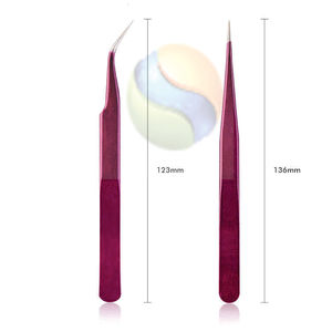 Pince à épiler de précision haut de gamme en acier inoxydable pour cils et bijoux avec logo personnalisé - Product Image 6