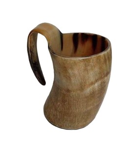 Artistic Rustic Buffalo Horn Mug For Party Event Eco Friendly Traditional Viking Beer Mug Tankard Rustic <b>Drinkware</b> Cup <b>Accessory</b> - Product Image 6