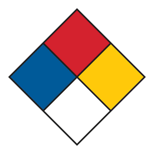 Étiquettes adhésives Brady NFPA Diamond, durables, en PVC, résistantes aux produits chimiques, imperméables, pour une utilisation en laboratoire et industrielle - Product Image 2