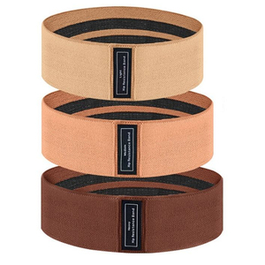 Bandas de resistencia para ejercicios con logo personalizado, duraderas, para yoga, gimnasio, fitness, glúteos, piernas, sentadillas y cadera. - Product Image 3