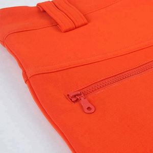 Shorts de golf sportifs rouges pour filles avec culotte blanche intégrée, fermeture éclair, taille élastique, motif géométrique, en polyester tissé léger et respirant - Product Image 5
