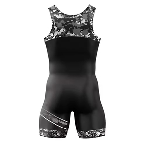 Customizable Breathable Printed Wrestling Singlet for Men and Women Boys and Girls 100% Polyester - Product Image 1