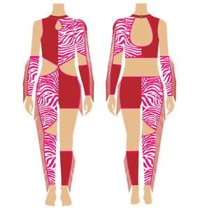 Uniformes de baile de alta calidad personalizados al por mayor para equipos de porristas infantiles y femeninos, para práctica y animación. - Product Image 1