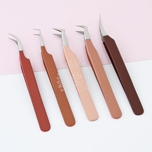 Custom Eyelash Extension Tweezers Lash Tweezer Fine X Tip Volume Classic Fiber Tip Sustainable Hand Tested Tweezer - Product Image 2