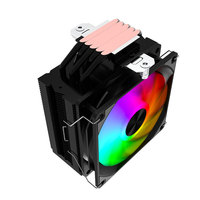 Refroidisseur CPU SNOWMAN MT5 V3 120 mm RGB, 5 caloducs, PWM 4 broches + 5V 3 broches avec fonctions LED pour un refroidissement efficace sur les ordinateurs AM4 AM3