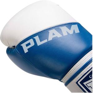 Gants de boxe en cuir de vachette 16oz en gros pour adultes et enfants Logo personnalisé imprimé poignet pour les arts martiaux en plein air - Product Image 4