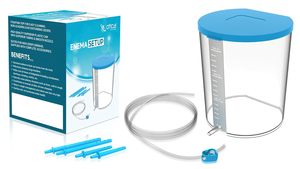 Kit d'Enema OTICA pour Adultes et Enfants avec Tube en Plastique Flexible 1500ml Utilisation Domestique Portable - Product Image 6