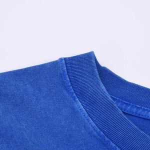 T-shirt Homme Oversize Vintage Délavé et Usé Printemps-Été 2026 – Personnalisez Votre Logo – 100% Coton Épais Lavé à l'Acide - Product Image 5