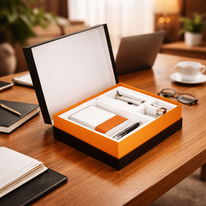 Caja de Cartón Corrugado Reciclable y Ecológica |   Empaquetado Ecológico para Electrónicos con Recubrimiento UV, Grabado en Relieve y Acabado Premium - Product Image 1