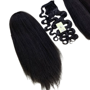 Wholesale Customized Body Wave Ponytails Full Cuticles Aligned Vietnamese <b>Hair</b> <b>Kinky</b> <b>Straight</b> Swiss 5x5 HD Lace Front Wigs - Product Image 1