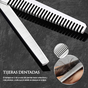 Ciseaux à effiler professionnels de 6,5 pouces en acier inoxydable de qualité supérieure pour la coiffure et le toilettage des animaux de compagnie, pour salon - Product Image 3