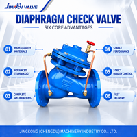 Vanne de commande hydraulique JD745X pour pompe à eau à diaphragme, pour système d'alimentation en eau municipale et de protection incendie, DN50-DN600