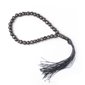 Tasbih Islámico Musulmán, Pulsera de 99 Cuentas de Madera, Rosario para Hombre y Mujer, Joyería Artesanal Natural - Product Image 6