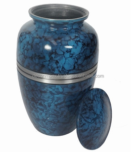 Modern Metal Cremation Urn Eco-Friendly & High Quality Ashes Container for Funeral Services Home Decor Tabletop Vase - Product Image 1