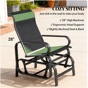 Set di Due Sedie a Sdraio Scorrevoli Nere per Arredamento da Esterno e Cortili - Product Image 4