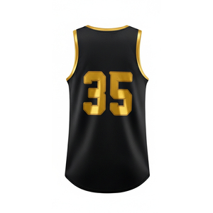 Maillot de basketball pour adulte 2026, impression de logo personnalisé, tenue d'équipe personnalisée, maillot d'entraînement sans manches en tissu mesh polyester - Product Image 3