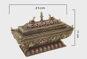 Elegant Scent Focus Bakhoor <b>Incense</b> <b>Burner</b> Crafted for Oud Chips Elevating Interior Atmosphere - Product Image 3