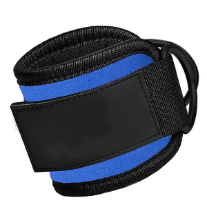 Adjustable Elastic Neoprene <b>Ankle</b> Brace Customizable Fit Professional Protection Breathable Heavy Duty Workout Strap for Weight - Product Image 1