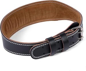 Cinturón de Levantamiento de Pesas, Soporte Lumbar, Entrenamiento de Fuerza, Ejercicio Físico, Gimnasio en Casa, Cuero Genuino, Unisex, Personalizable - Product Image 4