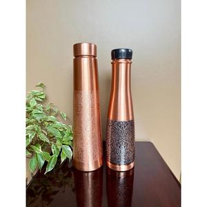 Antique <b>Copper</b> Water <b>Bottle</b> Ribbed Design Eco Friendly 100% <b>Copper</b> <b>Bottle</b> Hot Selling Factory Price Metal <b>Bottle</b> For Drinking - Product Image 6