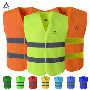 Chaleco de Seguridad Reflectante de Alta Visibilidad Aifran, Chaqueta de Trabajo Resistente al Viento con Múltiples Bolsillos para Construcción - Product Image 6
