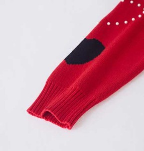 Pull en maille respirant pour femme, orné de perles et de motifs losanges, doux et fluide, idéal pour le printemps - Product Image 6
