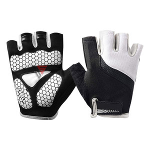 Guantes de Ciclismo Hechos de Tela Elástica, Cuero Sintético, Antideslizantes, Resistentes al Desgaste y con Pantalla Táctil para una Operación Conveniente - Product Image 1