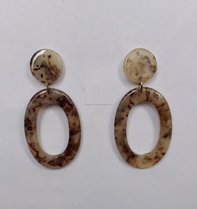 Pendientes de Aro Abiertos de Calidad para Mujer, Aniversario, Amantes, Modernos, Clásicos, de Resina, Nuevos Accesorios de Moda - Product Image 5