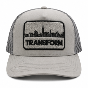 Casquettes de camionneur en mousse Injae Vina OEM avec logo brodé personnalisé, 5 panneaux, style sport, polyester/coton, unisexe, toutes saisons, Vietnam - Product Image 1