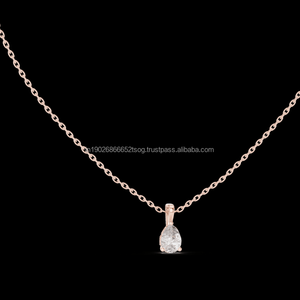 Joyería al por mayor colgante collar moissanita mujeres colgantes amistad collar - Product Image 1