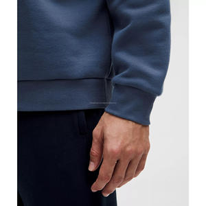 OEM état stable pull à demi-fermeture éclair pour hommes veste en jersey molletonné décontracté col montant manches longues sweat à capuche extérieur ODM - Product Image 4