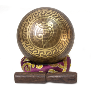 Juego de Cuencos Tibetanos Hechos a Mano de 9.5 cm con Grabado de Ojo de Buda, Cuenco de Sonido para Meditación y Terapia de Chakras - Product Image 3