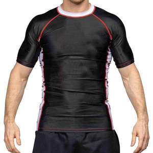 เสื้อรัดกล้ามเนื้อสำหรับฝึกซ้อม MMA BJJ NO GI แบบเย็บเสริมความแข็งแรง สีบล็อกกิ้ง สำหรับเด็ก จัดส่งเร็ว MOQ ต่ำ รับสั่งทำตามแบบ ออกกำลังกายในยิม - Product Image 1