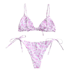 Women Sublimation Bikini Set Light <b>Weight</b> Hot Selling Top Trending Breathable Hot <b>Sale</b> Sublimation Bikini Set with Solid Style - Product Image 6