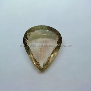 ทองแดงเจียระไนควอตซ์อัญมณีธรรมชาติหินหลวมตัดทรงหลังเบี้ยสำหรับทำเครื่องประดับขนาด46X45X19มม. น้ำหนัก147 CT - Product Image 3