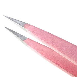 Kit de pincettes de précision écologiques pour sourcils, cils, poils incarnés et barbe, avec pochette de transport - Product Image 4