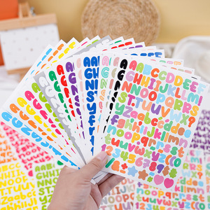 Custom Printing Waterproof <b>Vinyl</b> UV Printed Decorative <b>Stickers</b> Die Cut <b>Letter</b> <b>Stickers</b> Adhesive Pvc Label <b>Sticker</b> - Product Image 4