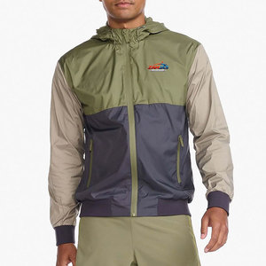Maßgeschneiderte Windbreaker-Jacke Einfarbige Windbreaker-Jacke Streetwear Windbreaker-Jacke - Product Image 1