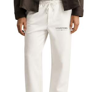 Pantalon de survêtement décontracté pour homme, coupe droite, taille élastique, avec poches, personnalisable OEM, style streetwear minimaliste - Product Image 3