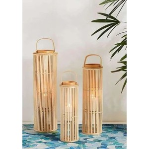 Handcrafted Bamboo <b>Lantern</b> Natural Wood Decorative <b>Lantern</b> Wholesale - Product Image 3