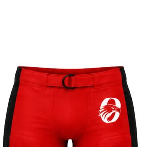 Pantalones Cortos de Fútbol Americano Rojos y Negros, Acolchados, Ligeros, Transpirables, Uniforme Deportivo de Equipo, Ropa Deportiva Cómoda para Juego - Product Image 6