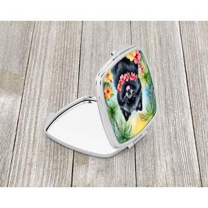 Pomarian Luau, espejo de maquillaje de viaje compacto, espejo de bolsillo plegable de mano decorativo para mujeres y niñas, regalo - Product Image 2