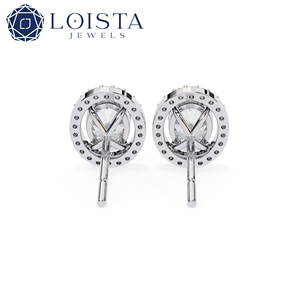 Boucles d'oreilles en diamant cultivé en laboratoire certifié IGI Gia Betterstar HPHT CVD, boucles d'oreilles en or 14k 18k, bijoux en diamant cultivé en laboratoire - Product Image 4