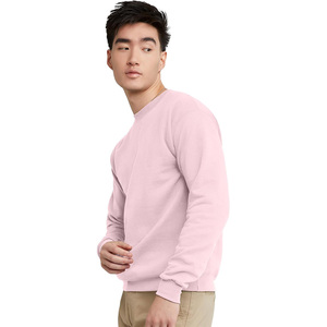 Wholesale <b>Men</b> Crewneck Sweatshirt Soft Cotton Blend Plain Maroon <b>Pullover</b> <b>for</b> Autumn & Winter - Product Image 4